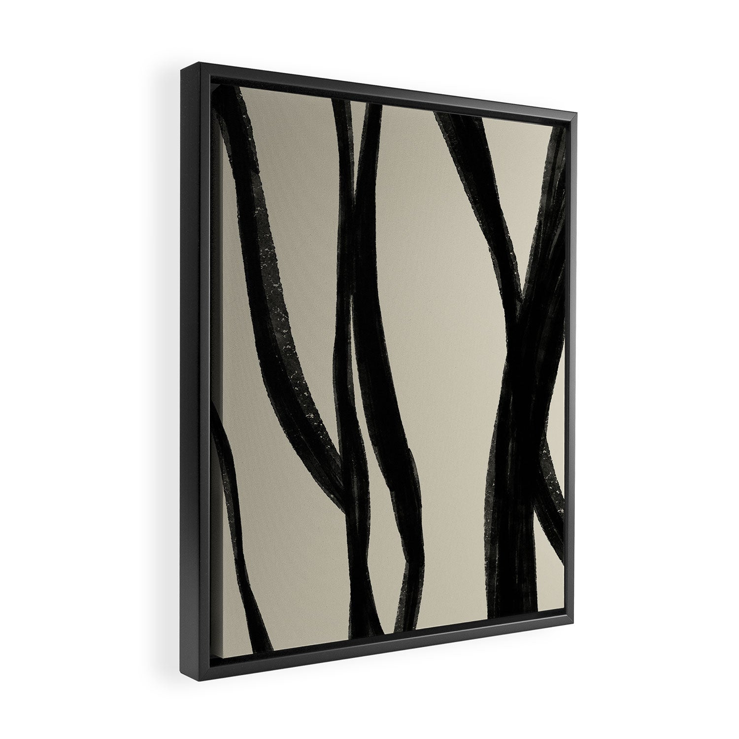 Scandinavian Lines Framed Canvas Print Gallery Image 2