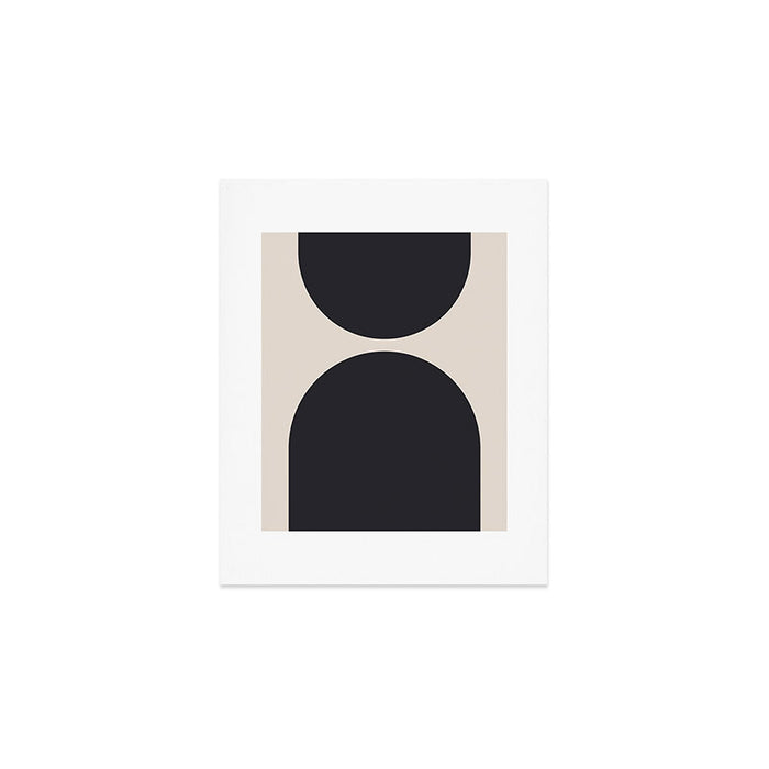 Scandinavian Minimalist Abstract Arches  Art Print Gallery Image 1
