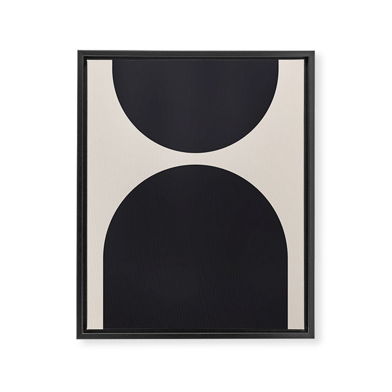 Scandinavian Minimalist Abstract Arches  Framed Canvas Print Gallery Image 6
