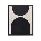 Scandinavian Minimalist Abstract Arches  Framed Canvas Print Gallery Image 6