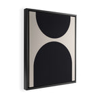 Scandinavian Minimalist Abstract Arches  Framed Canvas Print Gallery Image 2