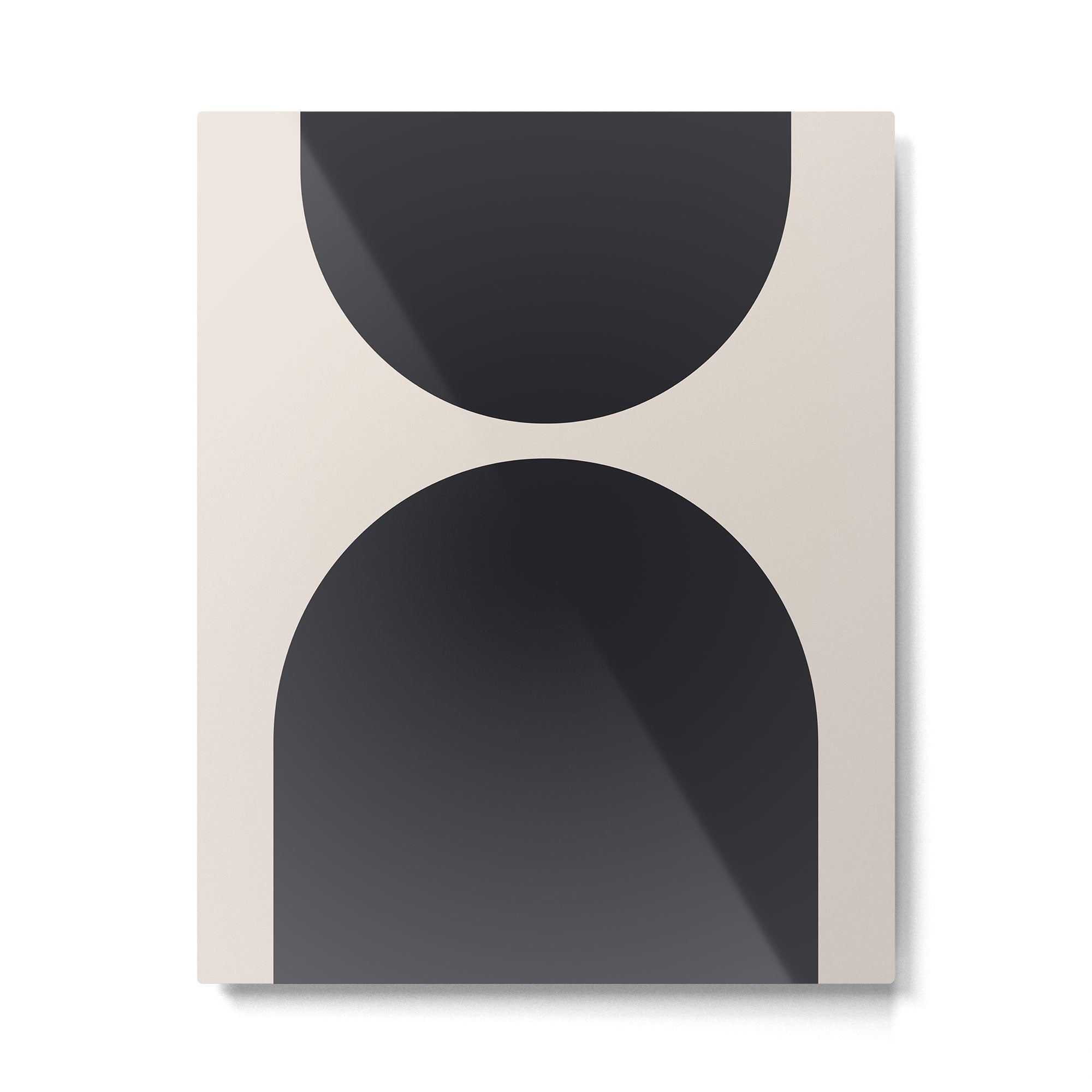 Scandinavian Minimalist Abstract Arches  Metal Print Gallery Image 4