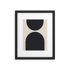 Scandinavian Minimalist Abstract Arches  Framed Art Print Gallery Image 5