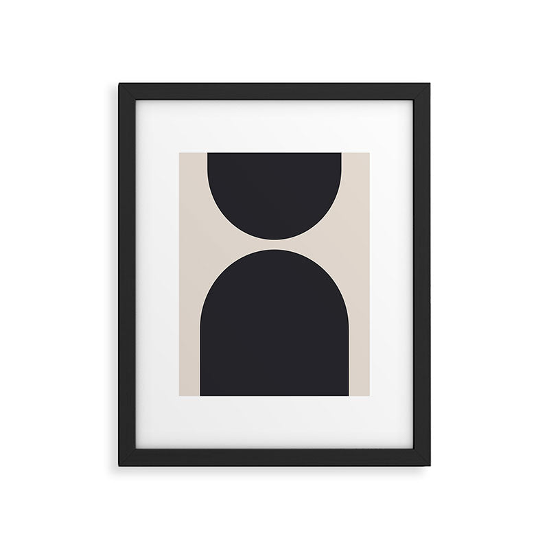Scandinavian Minimalist Abstract Arches  Framed Art Print Gallery Image 5