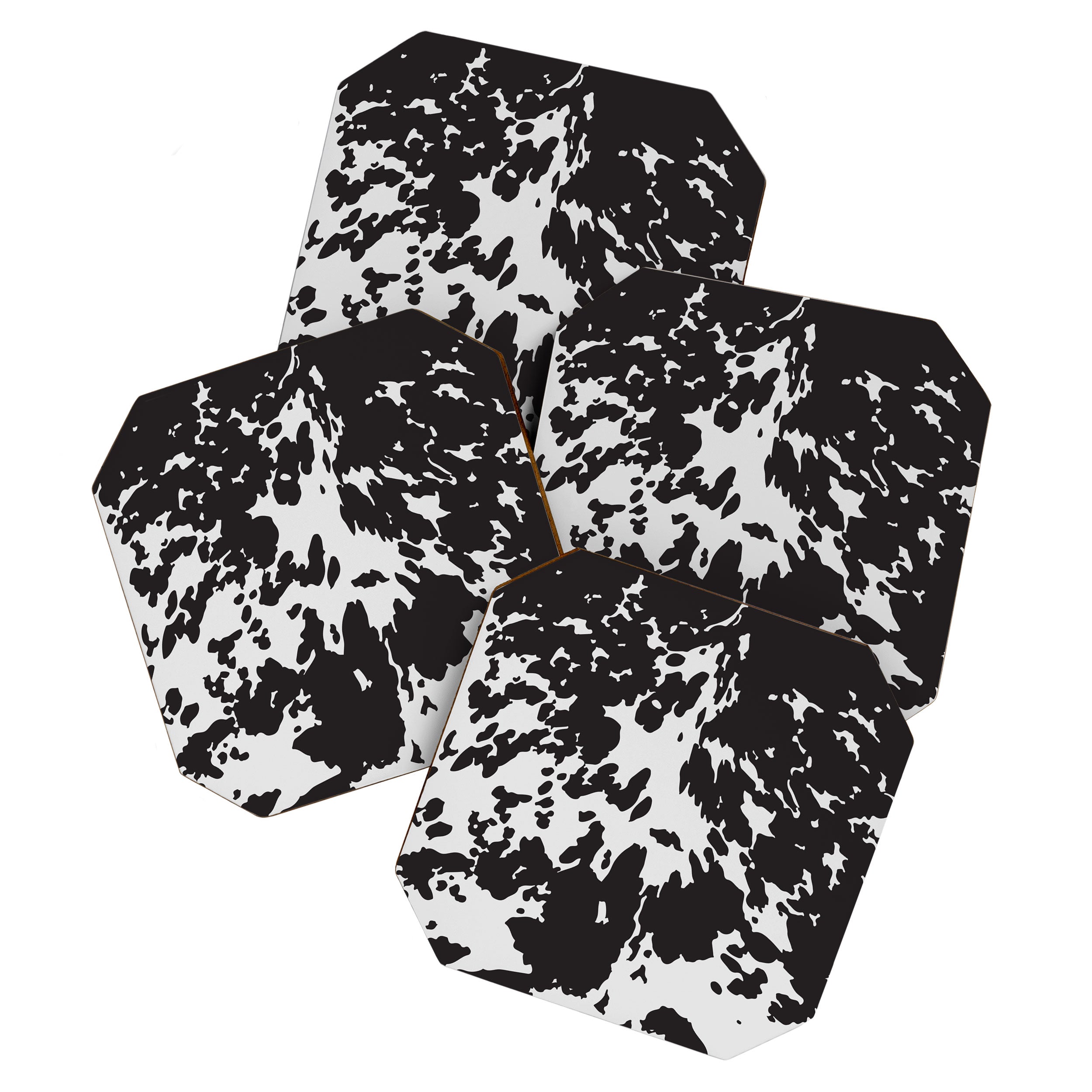 Southwestern Cowhide Animal Print Coaster Gallery Image 1