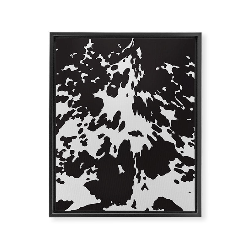 Southwestern Cowhide Animal Print Framed Canvas Print Gallery Image 8