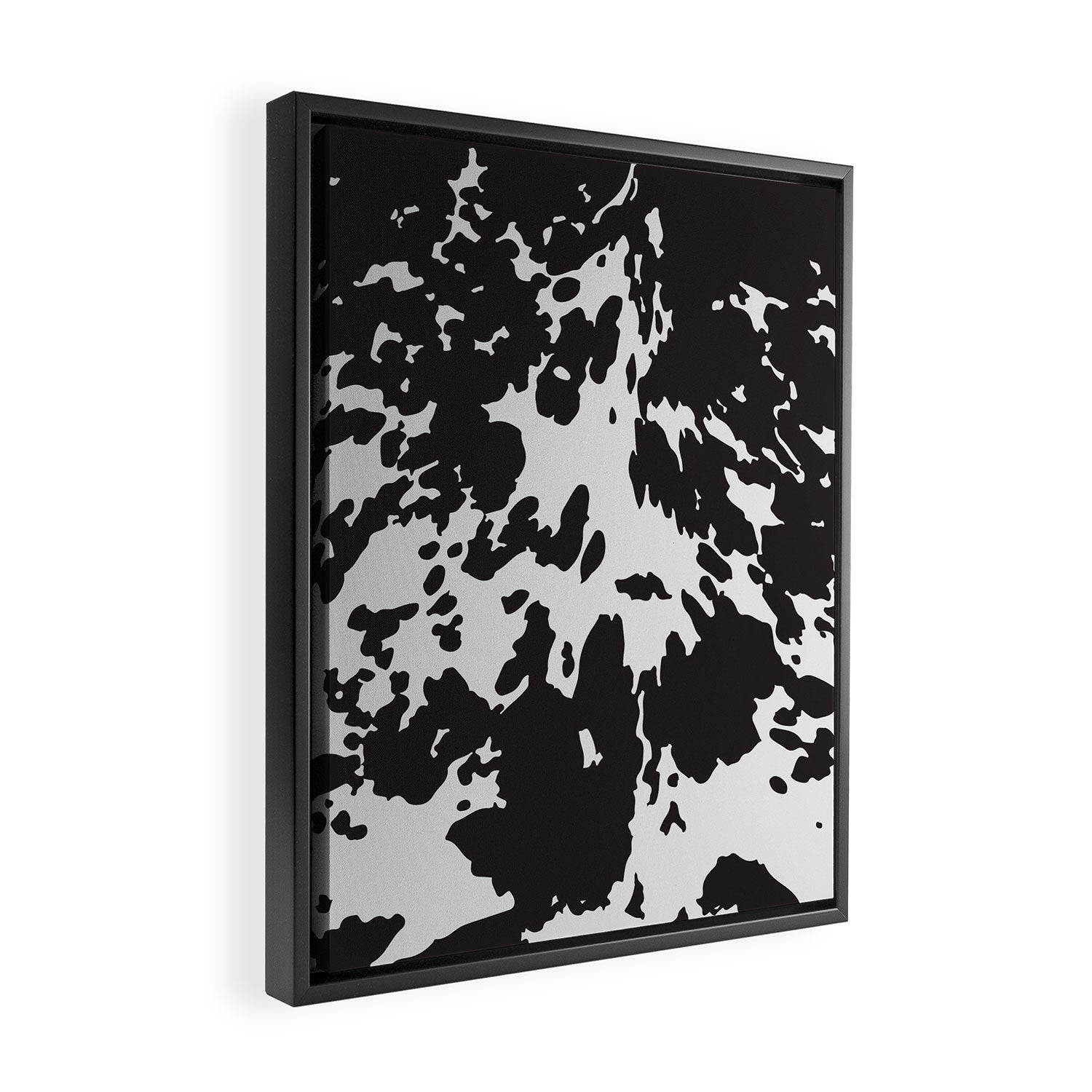 Southwestern Cowhide Animal Print Framed Canvas Print Gallery Image 2