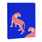Wildcats on Indigo Blue Canvas Print Gallery Image 6