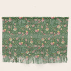Swedish Floral - Green Wall Hanging Gallery Image 1