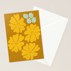 Golden Bloom Stationery Card Gallery Image 2