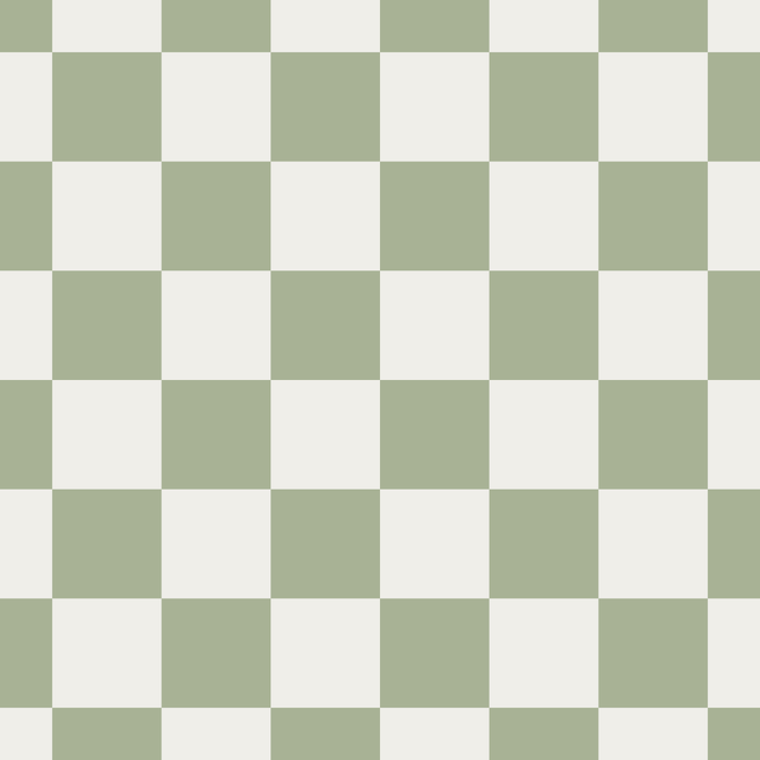 Checkerboard Check Checkered Pattern in Sage Green and Off White Coffee Mug Gallery Image 2