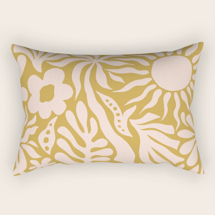 Summer Sensations Gold Rectangular Pillow Gallery Image 1