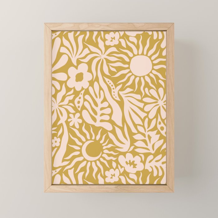 Summer Sensations Gold Mini Art Print Gallery Image 1