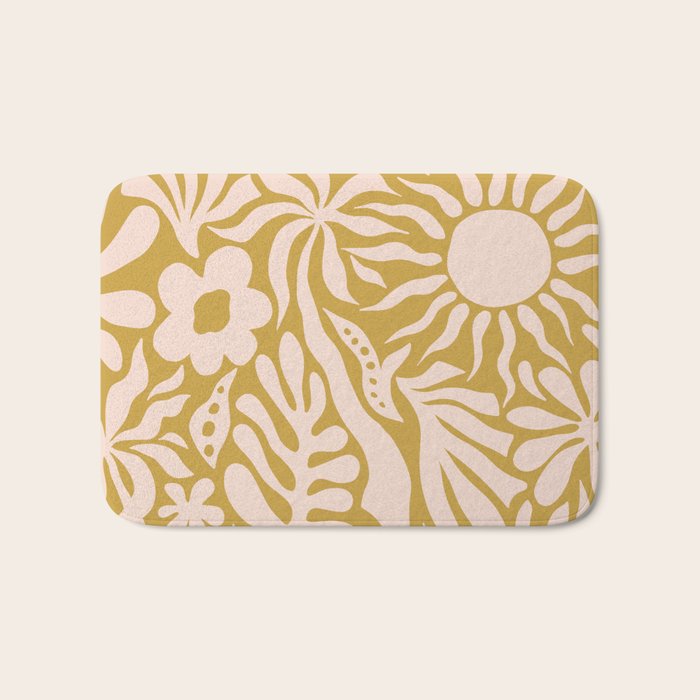 Summer Sensations Gold Bath Mat Gallery Image 1