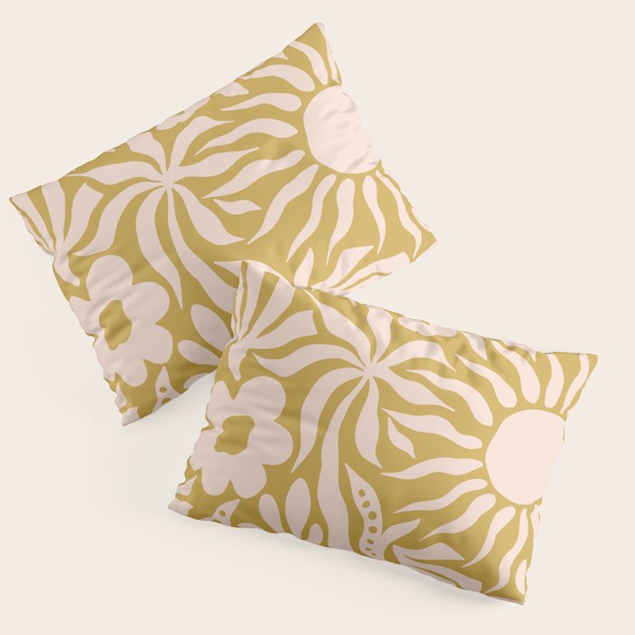 Summer Sensations Gold Pillow Sham Gallery Image 3
