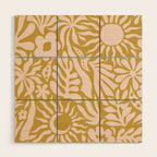 Summer Sensations Gold Wood Wall Art Gallery Image 1