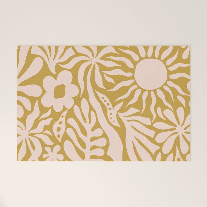 Summer Sensations Gold Welcome Mat Gallery Image 1