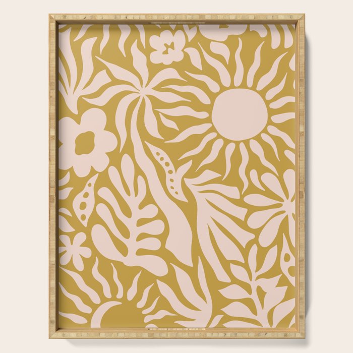 Summer Sensations Gold Serving Tray Gallery Image 1