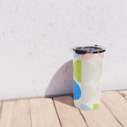 Mid Century Modern Geometry Pastel 2 Travel Mug Gallery Image 4