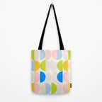 Mid Century Modern Geometry Pastel 2 Tote Bag Gallery Image 2