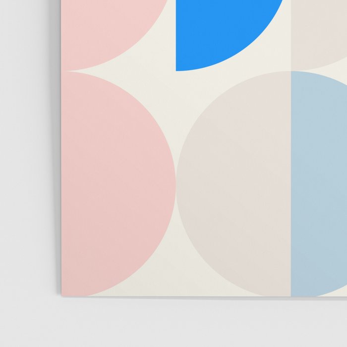 Mid Century Modern Geometry Pastel 2 Poster Gallery Image 3