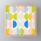 Mid Century Modern Geometry Pastel 2 Mini Art Print Gallery Image 1