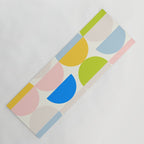 Mid Century Modern Geometry Pastel 2 Yoga Mat Gallery Image 1