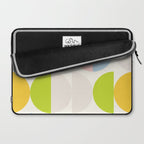 Mid Century Modern Geometry Pastel 2 Laptop Sleeve Gallery Image 2