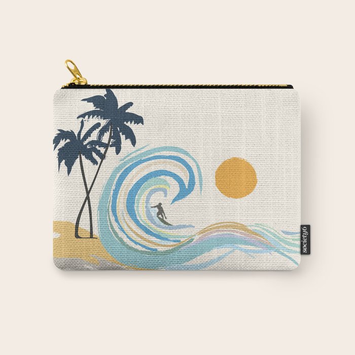 Minimalistic Summer II Carry All Pouch Gallery Image 1