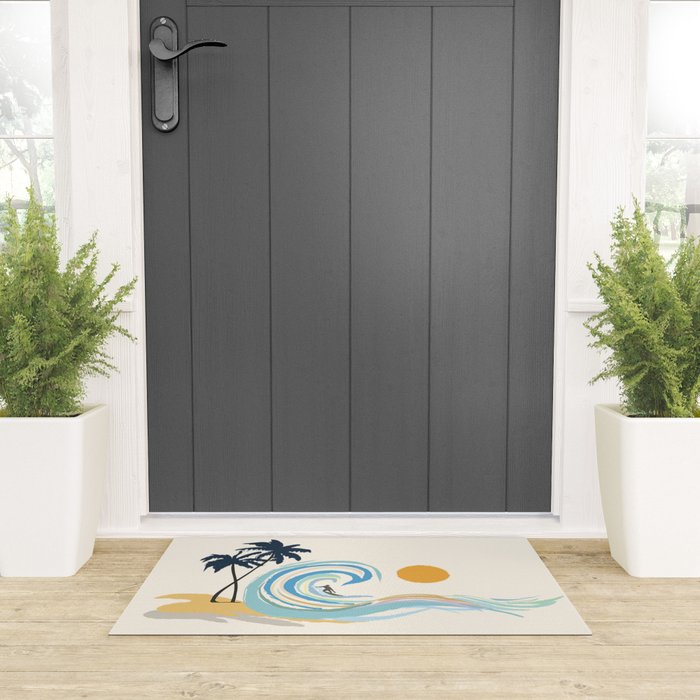 Minimalistic Summer II Welcome Mat Gallery Image 3