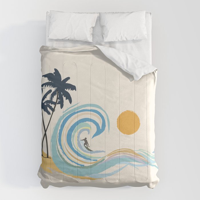 Minimalistic Summer II Comforter Gallery Image 1