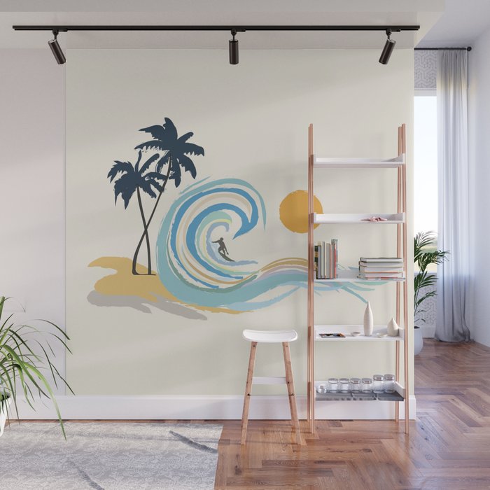 Minimalistic Summer II Wall Mural Gallery Image 1