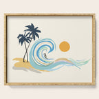 Minimalistic Summer II Serving Tray Gallery Image 1