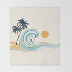 Minimalistic Summer II Throw Blanket Gallery Image 2