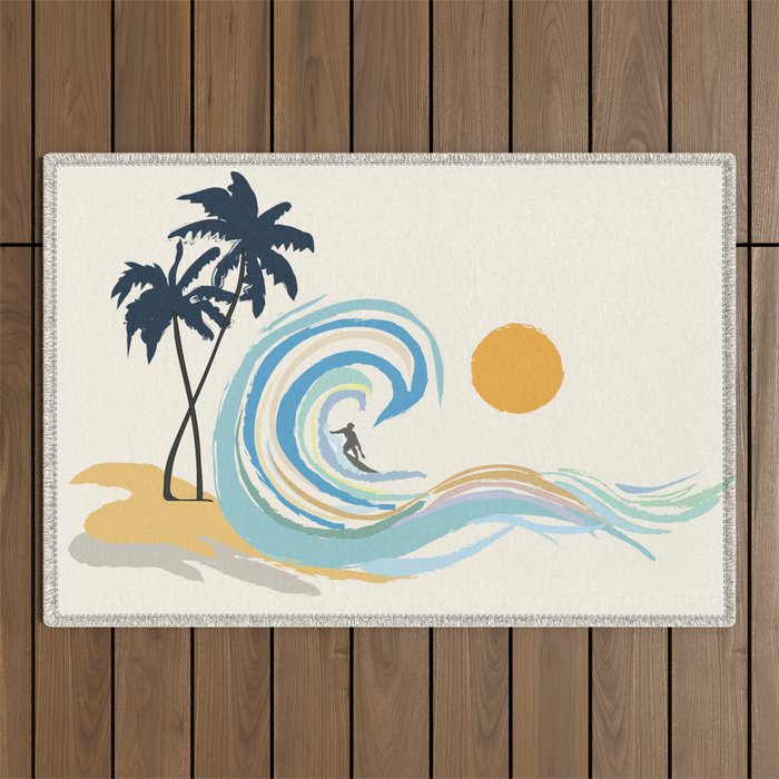 Minimalistic Summer II Outdoor Rug Gallery Image 1