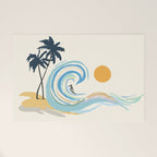 Minimalistic Summer II Welcome Mat Gallery Image 1