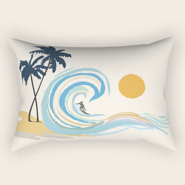 Minimalistic Summer II Rectangular Pillow Gallery Image 1