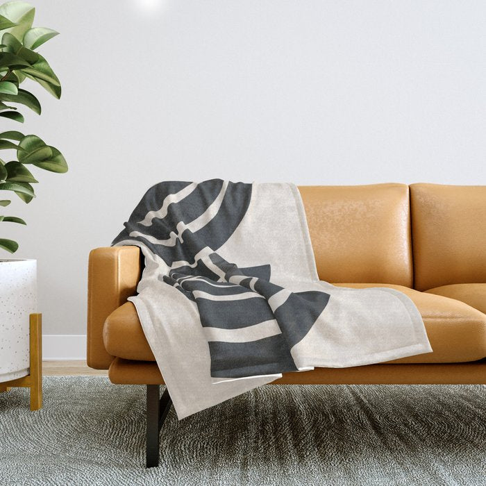 Geometric Rhythm 1 Throw Blanket Gallery Image 1