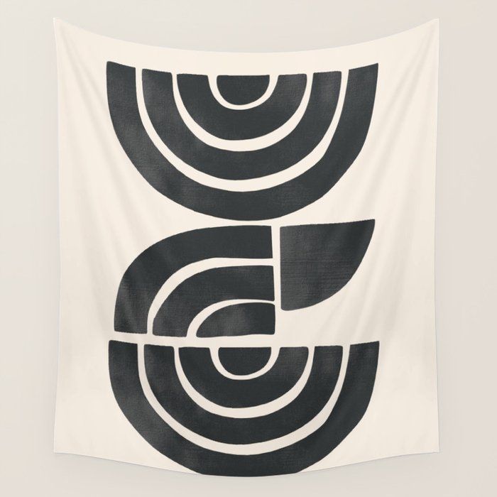 Geometric Rhythm 1 Wall Tapestry Gallery Image 4
