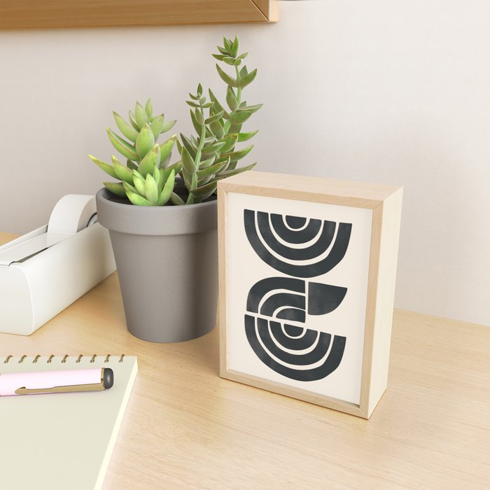 Geometric Rhythm 1 Mini Art Print Gallery Image 2