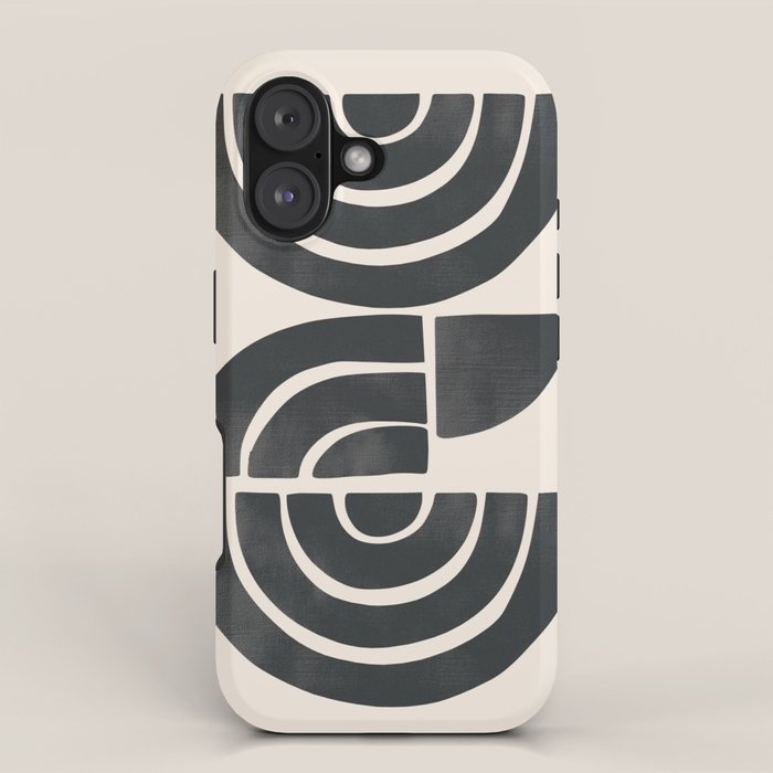 Geometric Rhythm 1 iPhone Case Gallery Image 1