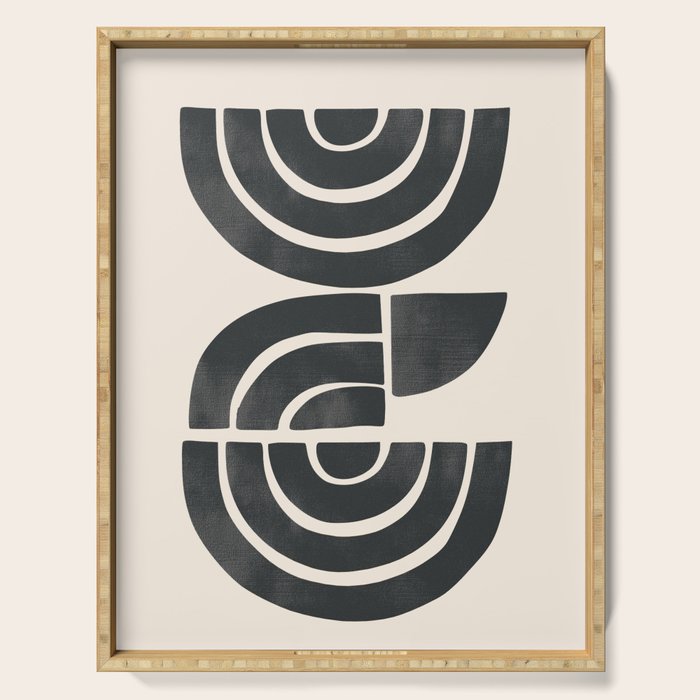 Geometric Rhythm 1 Serving Tray Gallery Image 1