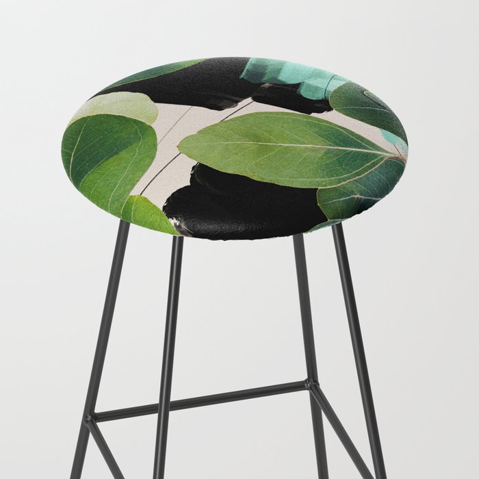Abstract Botanical  Stool Gallery Image 2