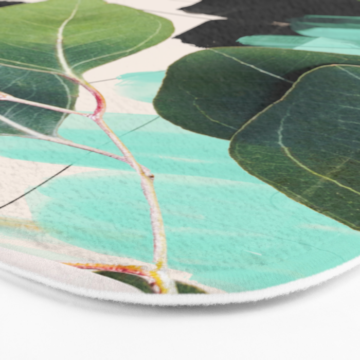 Abstract Botanical  Bath Mat Gallery Image 3