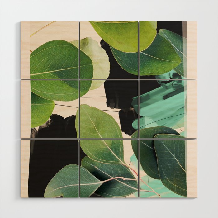 Abstract Botanical  Wood Wall Art Gallery Image 1
