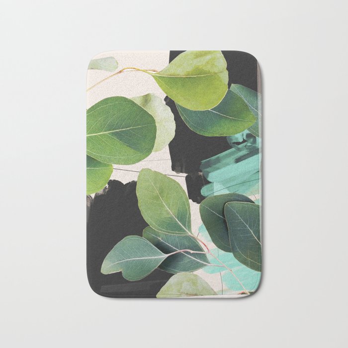 Abstract Botanical  Bath Mat Gallery Image 1
