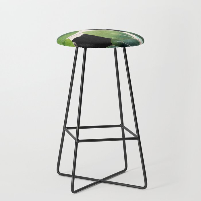 Abstract Botanical  Stool Gallery Image 1