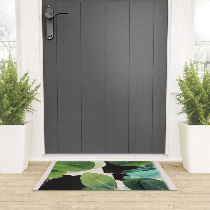 Abstract Botanical  Welcome Mat Gallery Image 3