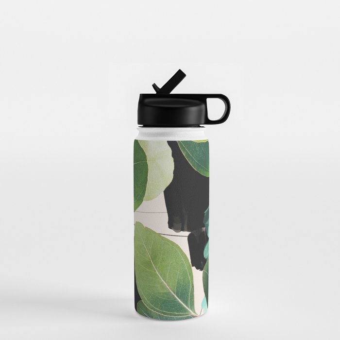 Abstract Botanical  Water Bottle Gallery Image 1