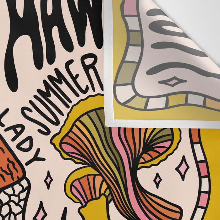 Mushrooms of Hawaii Wall Tapestry Gallery Image 3